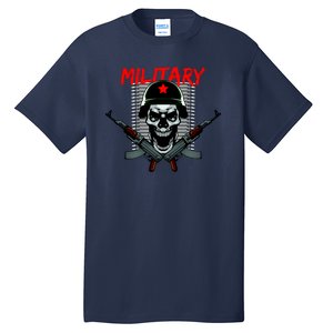 Military Skeleton Tall T-Shirt