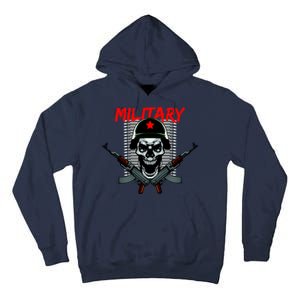 Military Skeleton Tall Hoodie