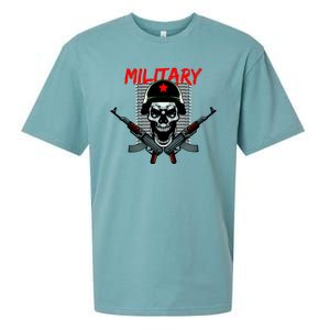 Military Skeleton Sueded Cloud Jersey T-Shirt