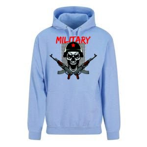 Military Skeleton Unisex Surf Hoodie