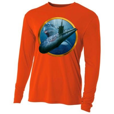 Military Submarine Shark Cooling Performance Long Sleeve Crew