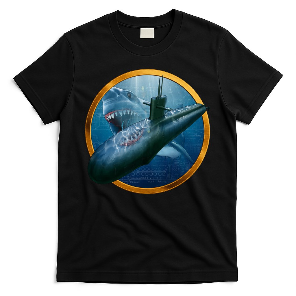 Military Submarine Shark T-Shirt