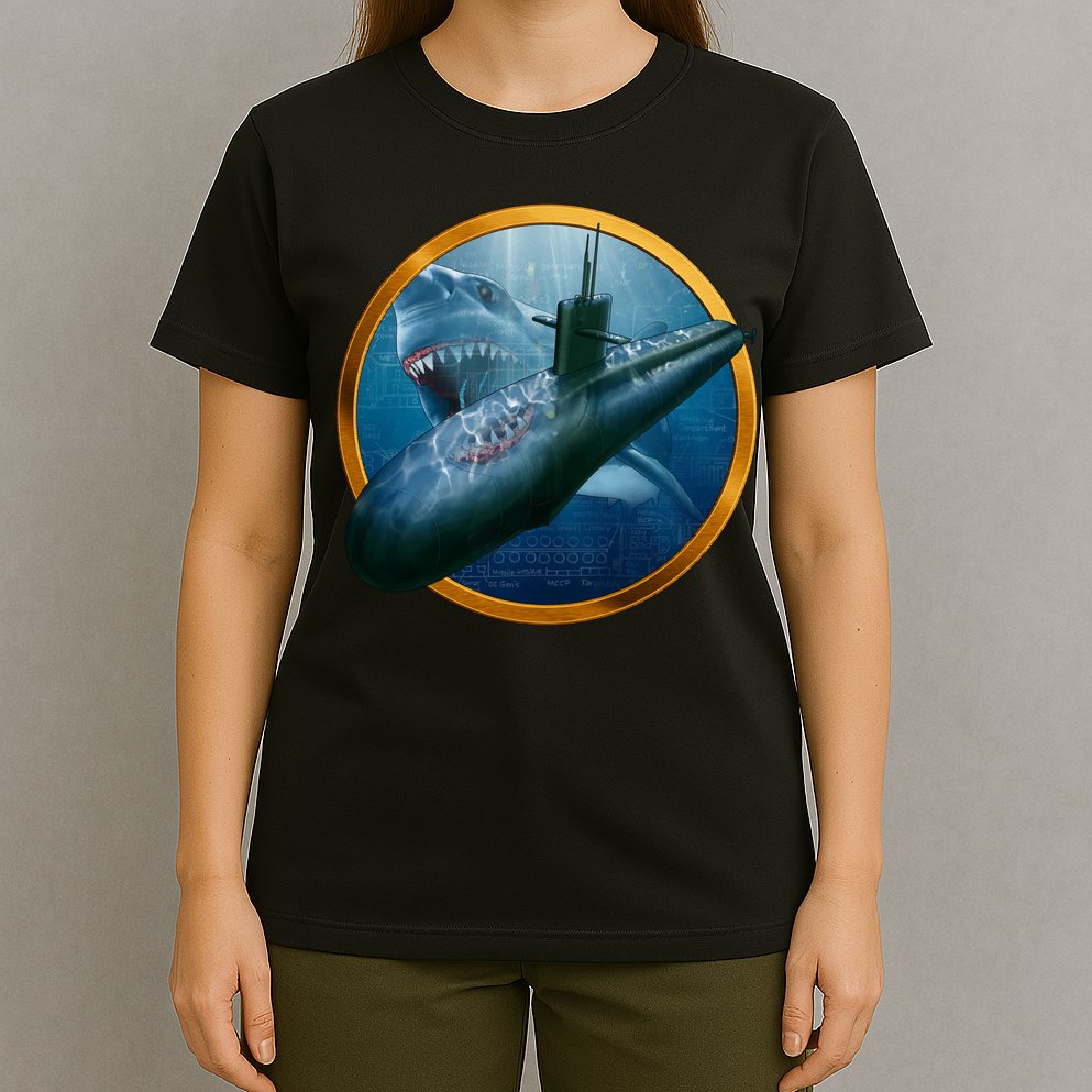 Military Submarine Shark T-Shirt