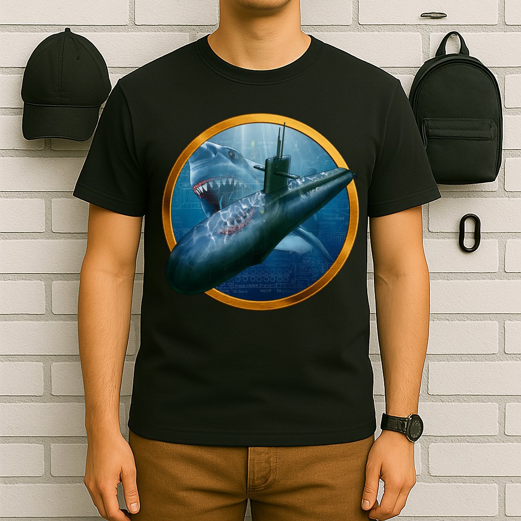 Military Submarine Shark T-Shirt
