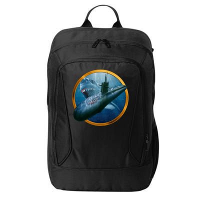 Military Submarine Shark City Backpack