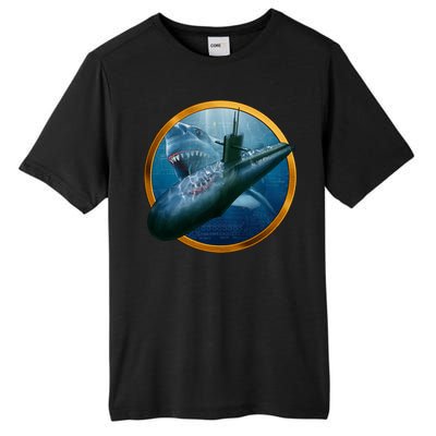 Military Submarine Shark Tall Fusion ChromaSoft Performance T-Shirt