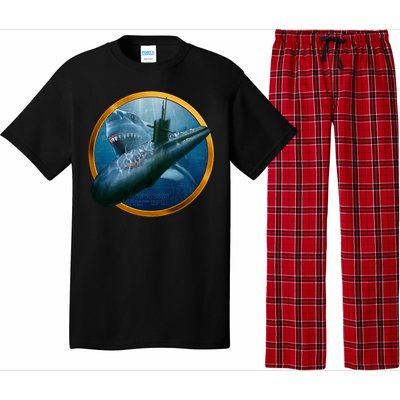 Military Submarine Shark Pajama Set