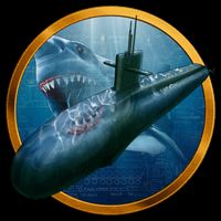 Military Submarine Shark Mesh Reversible Basketball Jersey Tank
