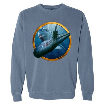 Military Submarine Shark Garment-Dyed Sweatshirt