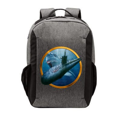 Military Submarine Shark Vector Backpack