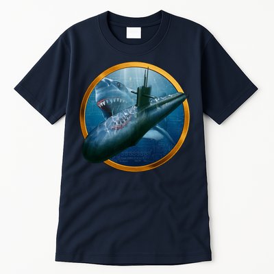 Military Submarine Shark Tall T-Shirt