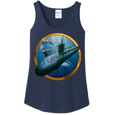 Military Submarine Shark Ladies Essential Tank