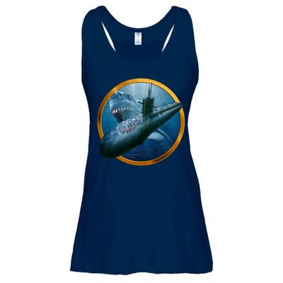 Military Submarine Shark Ladies Essential Flowy Tank