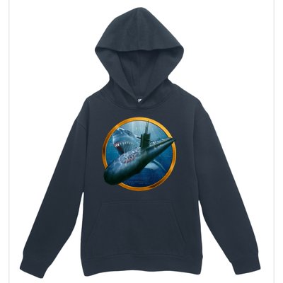 Military Submarine Shark Urban Pullover Hoodie