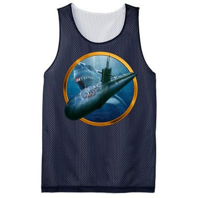 Military Submarine Shark Mesh Reversible Basketball Jersey Tank