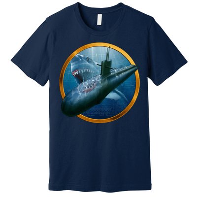 Military Submarine Shark Premium T-Shirt