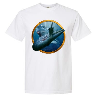 Military Submarine Shark Garment-Dyed Heavyweight T-Shirt