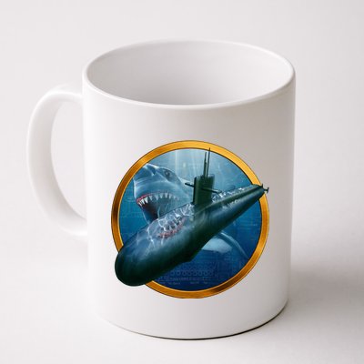 Military Submarine Shark Coffee Mug