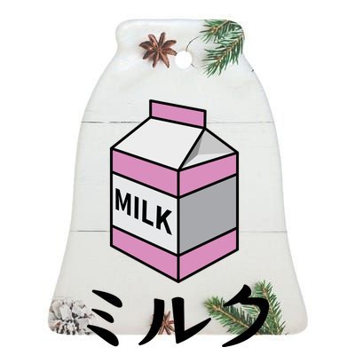 MILK Ceramic Bell Ornament