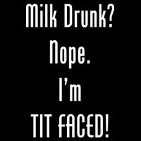 Milk Drunk Nope I'm Tit Faced Cropped Pullover Crew