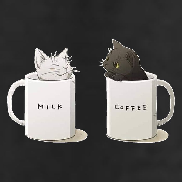 Milk N Coffee Kitties Adult Drive Performance Visor