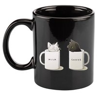Milk N Coffee Kitties 11oz C Handle Ceramic Mug