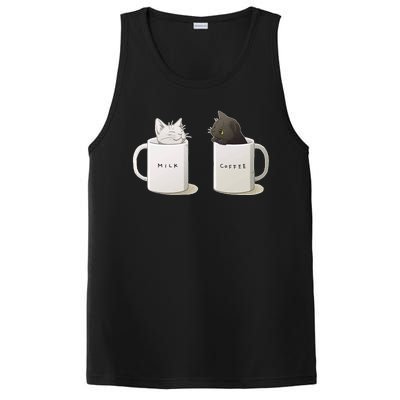 Milk N Coffee Kitties PosiCharge Competitor Tank