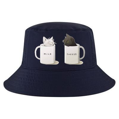 Milk N Coffee Kitties Cool Comfort Performance Bucket Hat