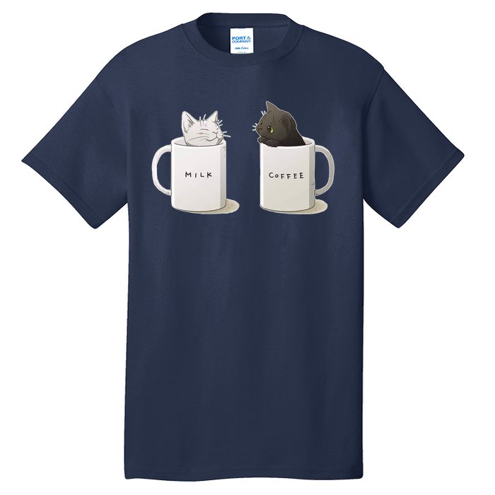 Milk N Coffee Kitties Tall T-Shirt