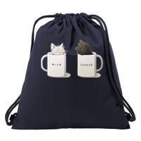 Milk N Coffee Kitties Drawstring Bag