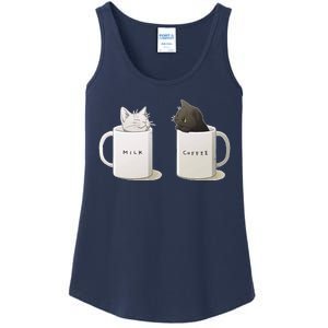 Milk N Coffee Kitties Ladies Essential Tank