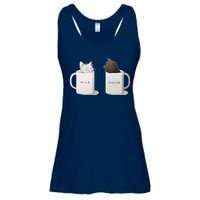 Milk N Coffee Kitties Ladies Essential Flowy Tank