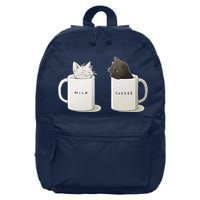 Milk N Coffee Kitties 16 in Basic Backpack