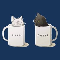 Milk N Coffee Kitties 16 in Basic Backpack