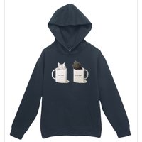 Milk N Coffee Kitties Urban Pullover Hoodie