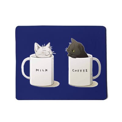 Milk N Coffee Kitties Mousepad