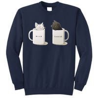 Milk N Coffee Kitties Tall Sweatshirt