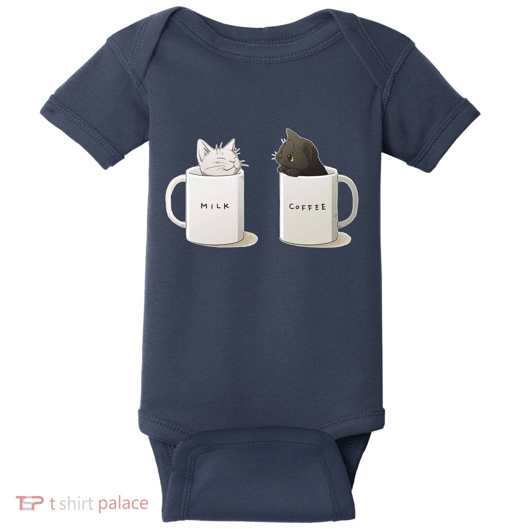 Milk N Coffee Kitties Baby Bodysuit