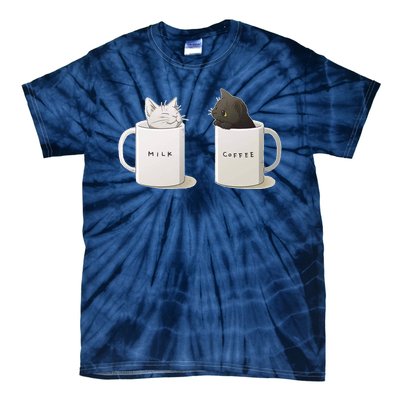 Milk N Coffee Kitties Tie-Dye T-Shirt