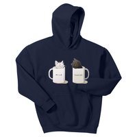 Milk N Coffee Kitties Kids Hoodie