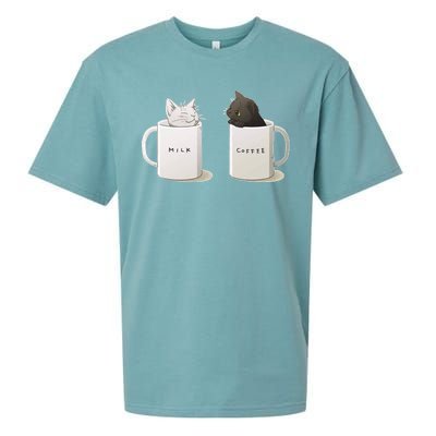 Milk N Coffee Kitties Sueded Cloud Jersey T-Shirt