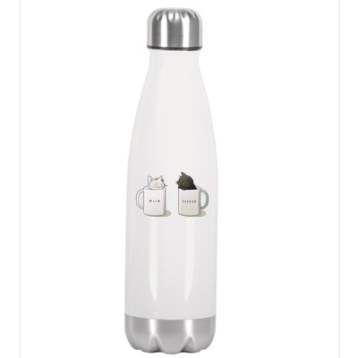 Milk N Coffee Kitties Stainless Steel Insulated Water Bottle