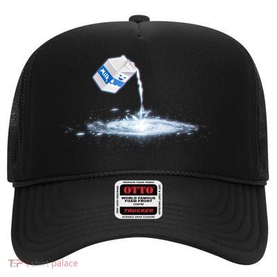 Milky Way Milk Carton High Crown Mesh Back Trucker Hat