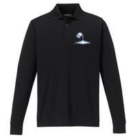 Milky Way Milk Carton Performance Long Sleeve Polo