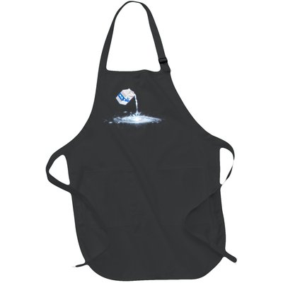 Milky Way Milk Carton Full-Length Apron With Pockets