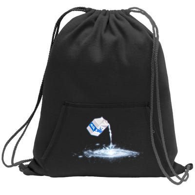 Milky Way Milk Carton Sweatshirt Cinch Pack Bag