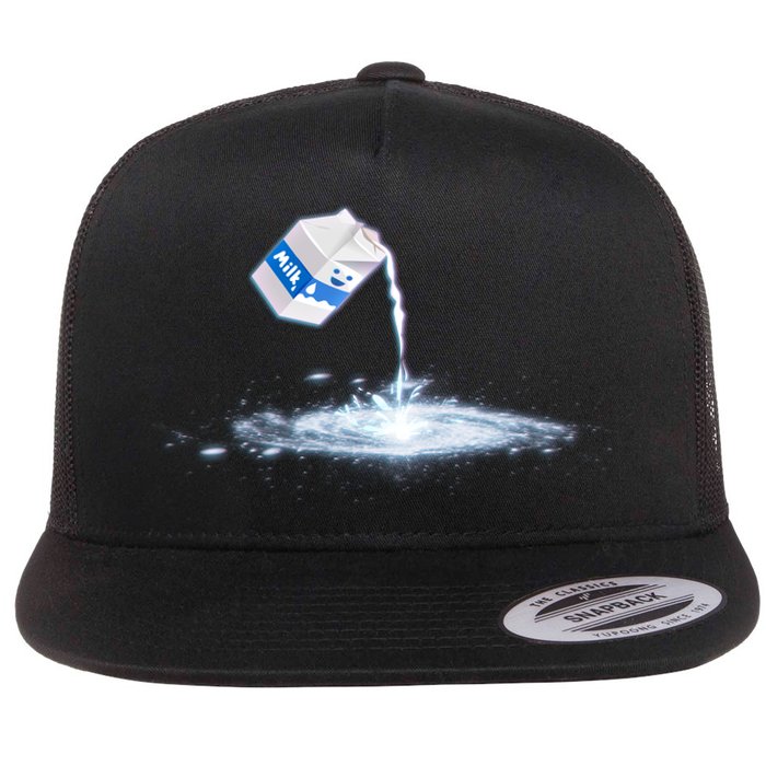 Milky Way Milk Carton Flat Bill Trucker Hat