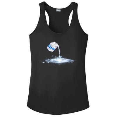 Milky Way Milk Carton Ladies PosiCharge Competitor Racerback Tank