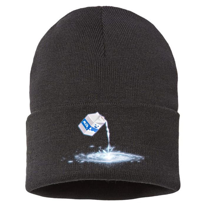 Milky Way Milk Carton Sustainable Knit Beanie