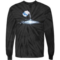 Milky Way Milk Carton Tie-Dye Long Sleeve Shirt